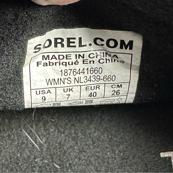 Sorel Whitney Short Ankle Boot 9 Red Dahlia Quilted Bootie Womens - Picture 9 of 10